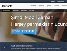 Tablet Screenshot of gazisoft.com